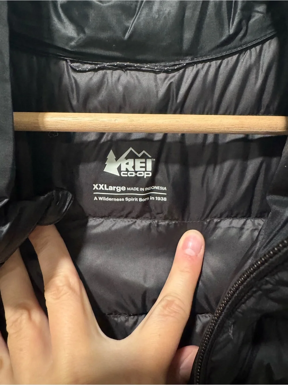 REI Co-Op 650 Down Vest - Men's Black XXL